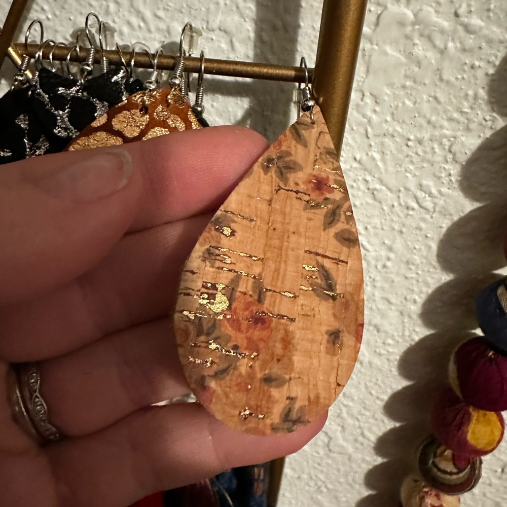 Floral Teardrop Earrings
